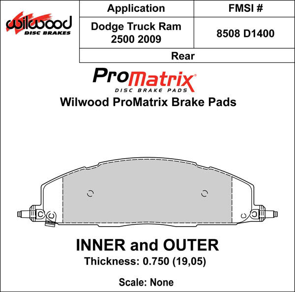 Pad Set, Promatrix, D1400